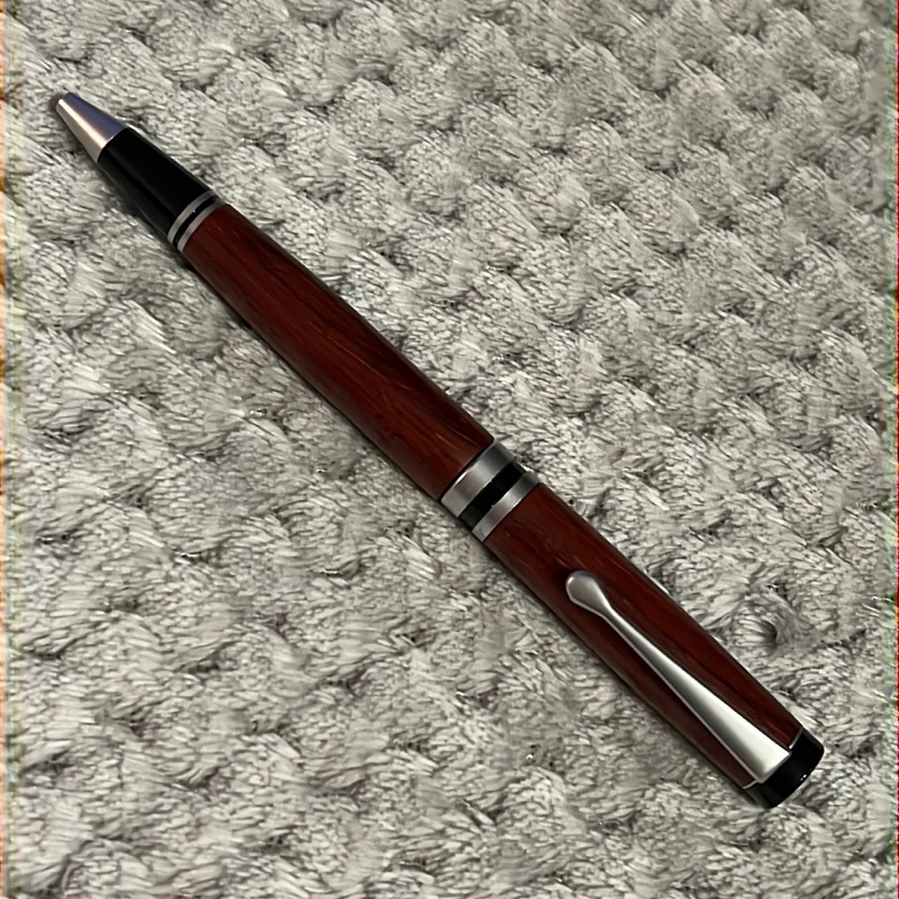 Hand crafted pen